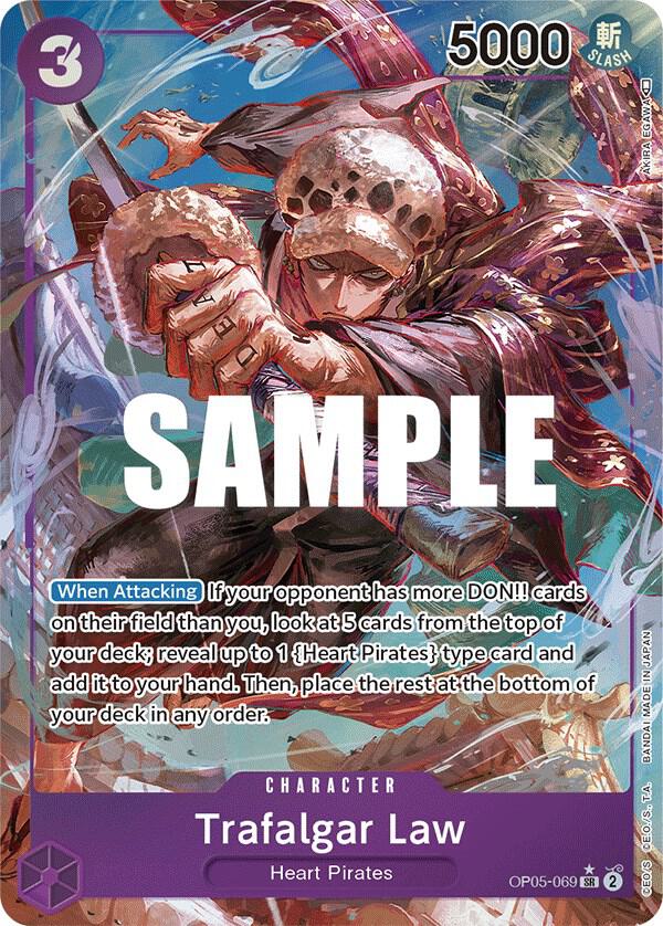 Trafalgar Law (069) (Alternate Art) card artwork