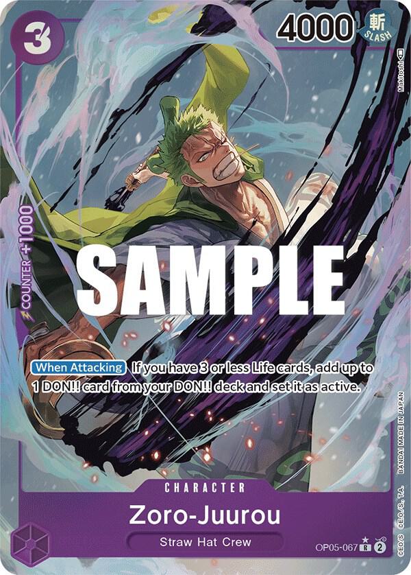 Zoro-Juurou (Alternate Art) card artwork