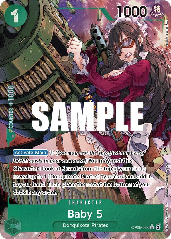 Baby 5 (034) (Alternate Art) card artwork