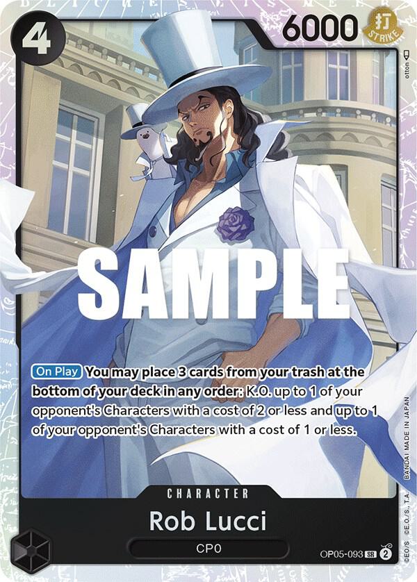Rob Lucci (093) card artwork