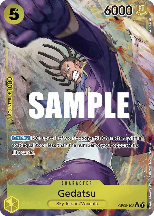 Gedatsu (Alternate Art) card artwork