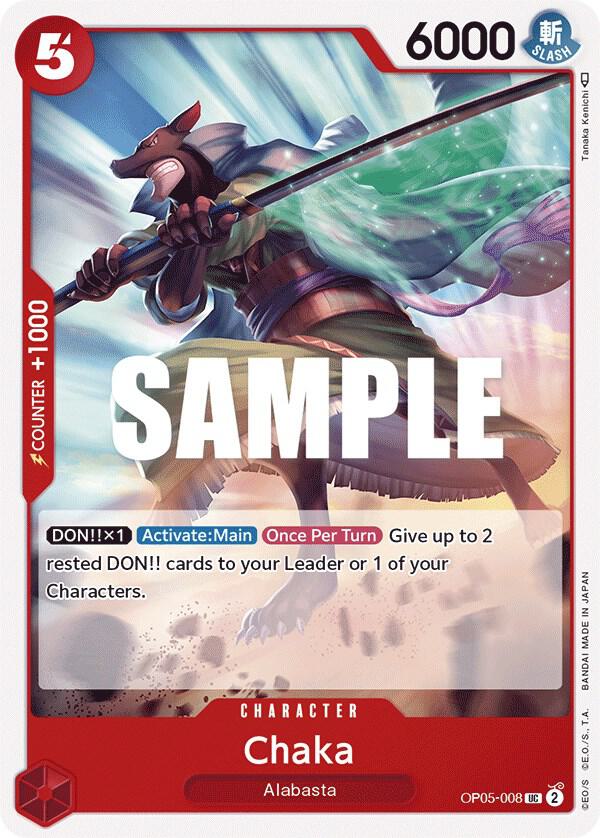 Chaka card artwork