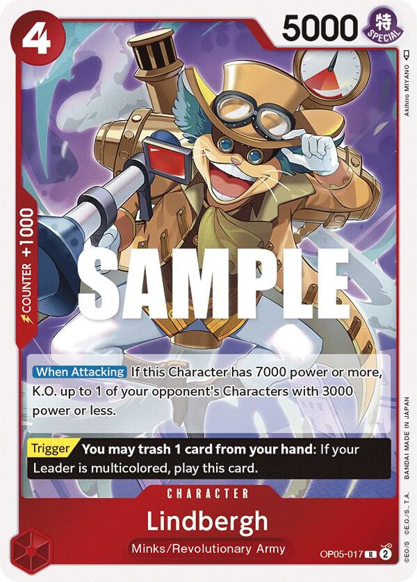 Lindbergh card artwork