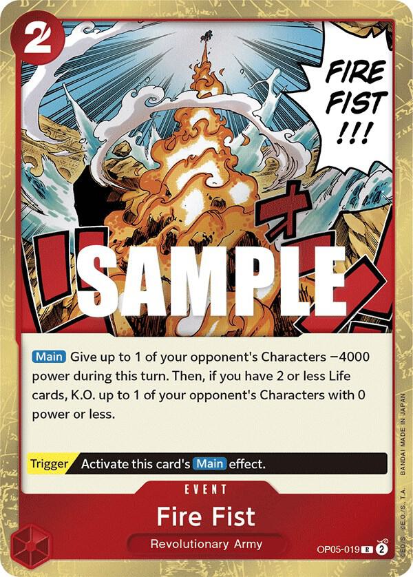 Fire Fist card artwork