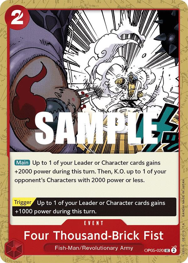 Four Thousand-Brick Fist card artwork