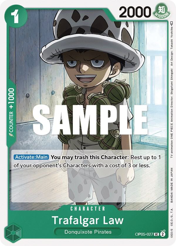 Trafalgar Law (027) card artwork
