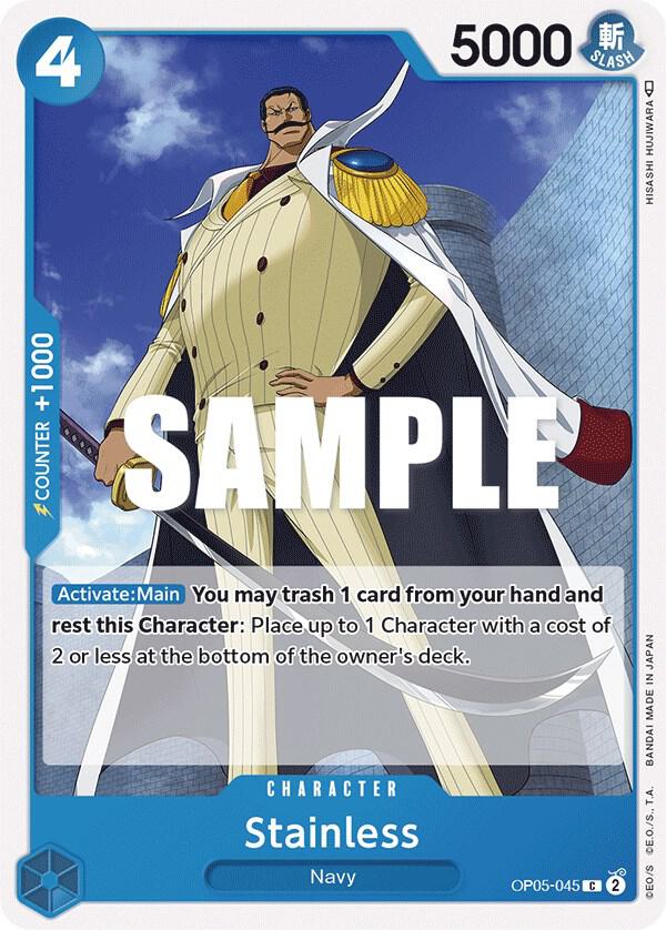 Stainless card artwork