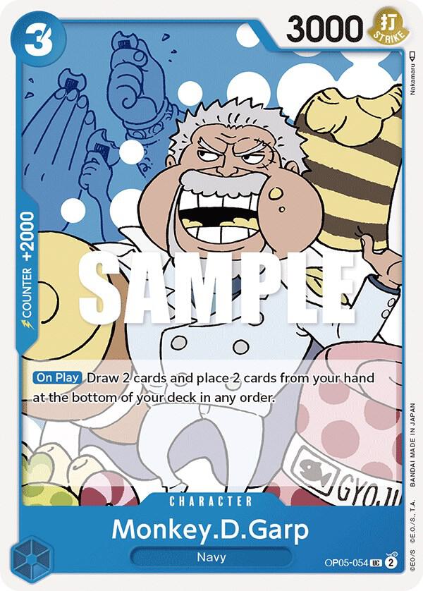 Monkey.D.Garp card artwork