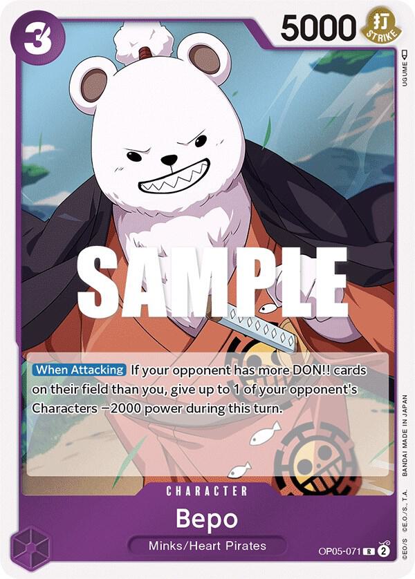 Bepo card artwork