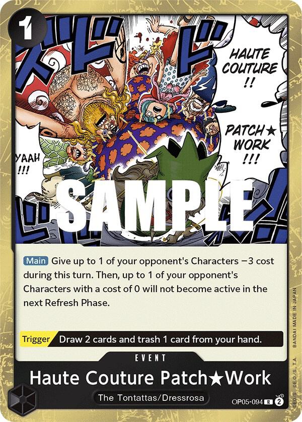 Haute Couture Patch Work card artwork