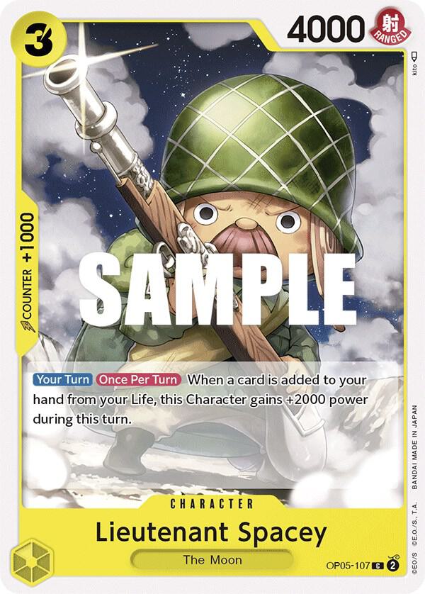 Lieutenant Spacey card artwork