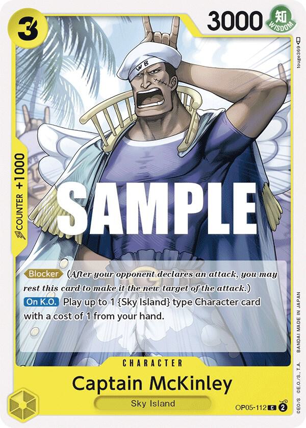 Captain McKinley card artwork