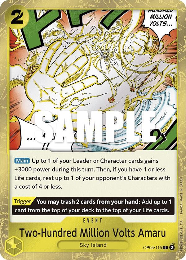Two-Hundred Million Volts Amaru card artwork