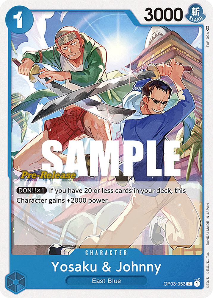 Yosaku & Johnny card artwork