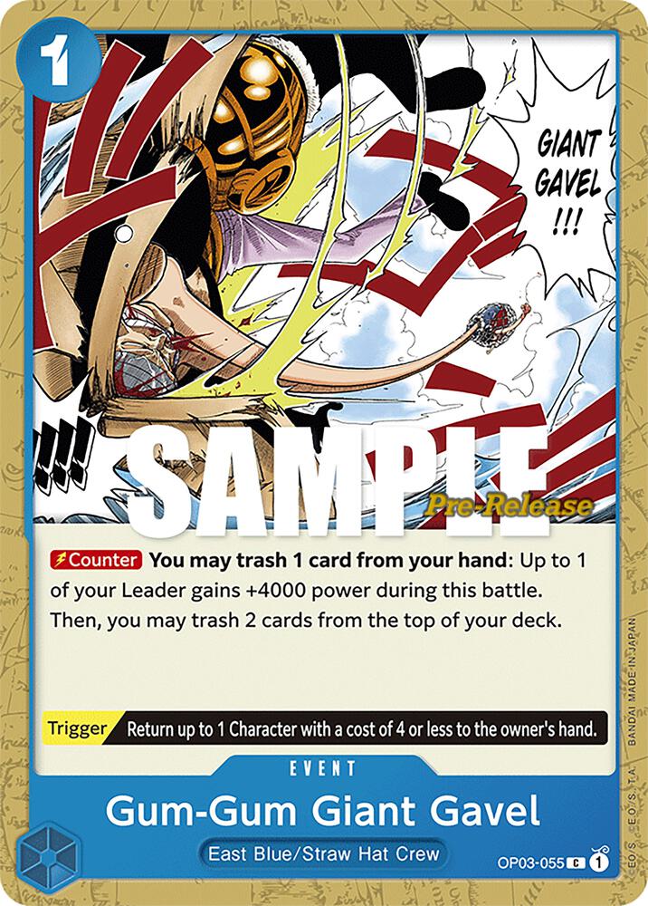 Gum-Gum Giant Gavel card artwork
