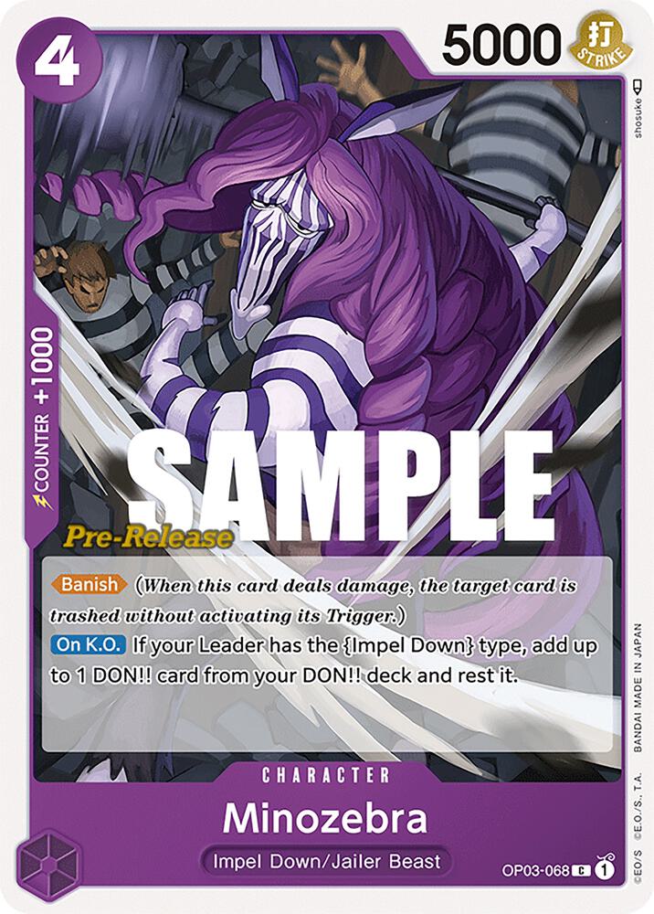 Minozebra card artwork