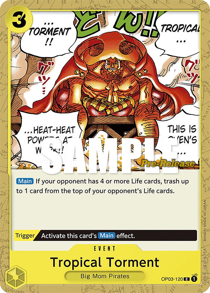 Tropical Torment card artwork