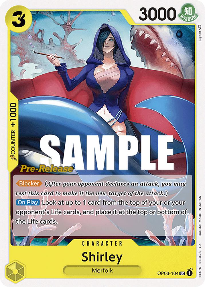 Shirley card artwork