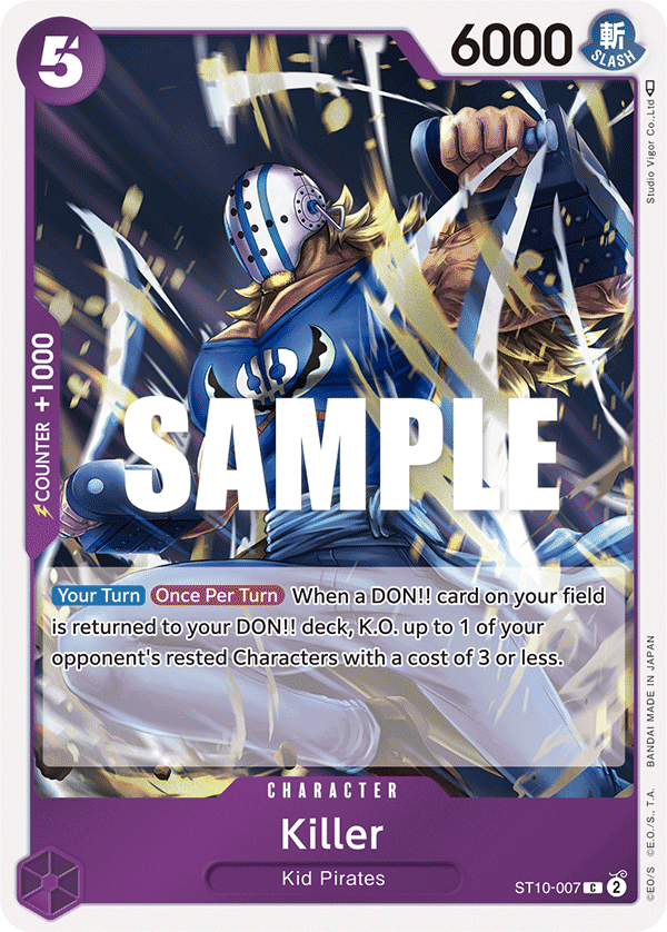 Killer card artwork