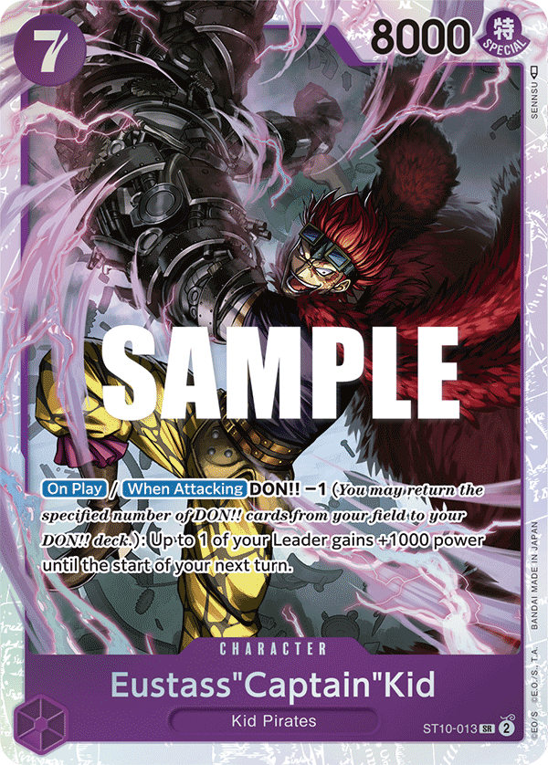 Eustass"Captain"Kid (013) card artwork