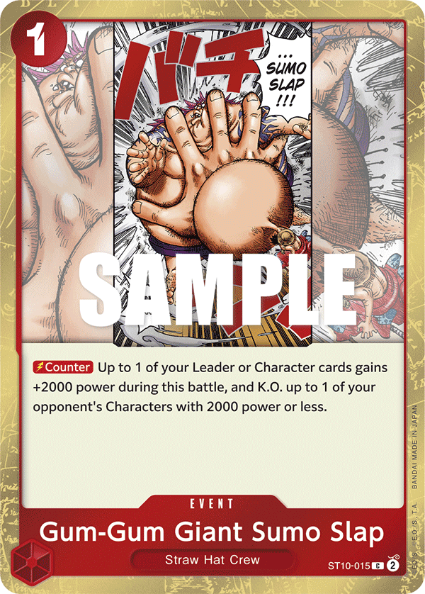 Gum-Gum Giant Sumo Slap card artwork