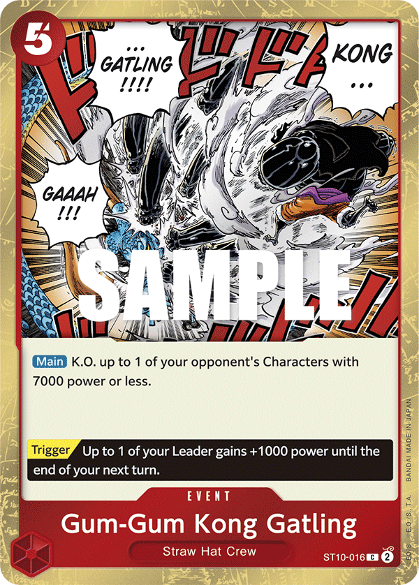 Gum-Gum Kong Gatling card artwork