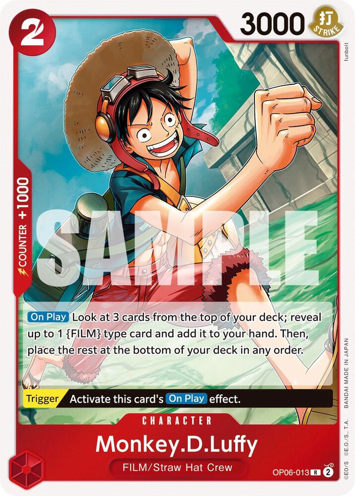 Monkey.D.Luffy card artwork