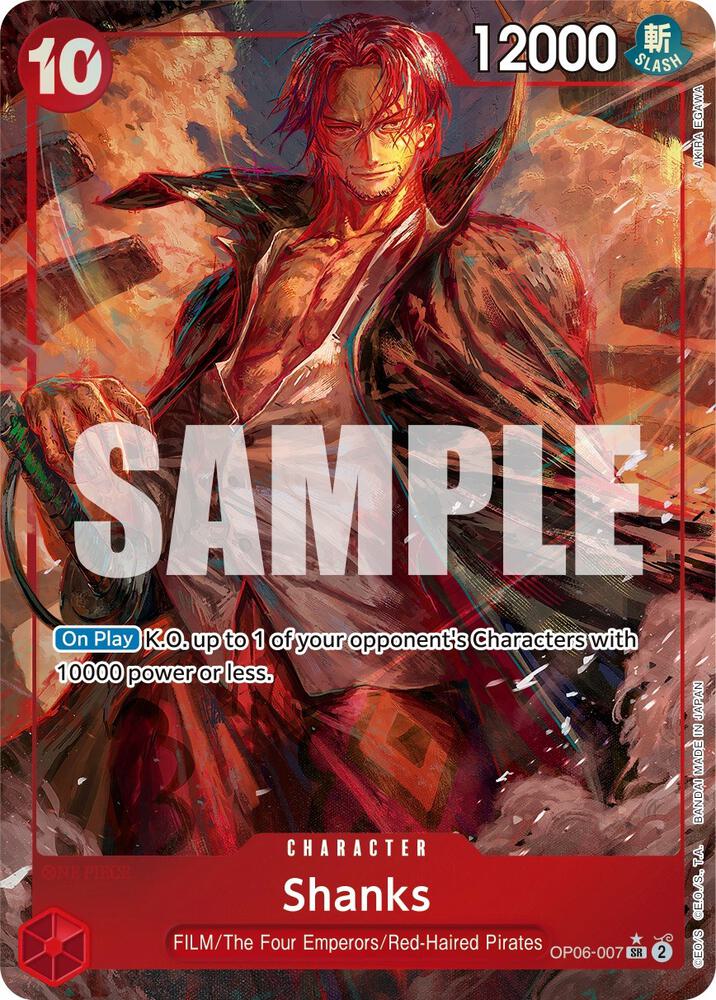 Shanks (Alternate Art) card artwork