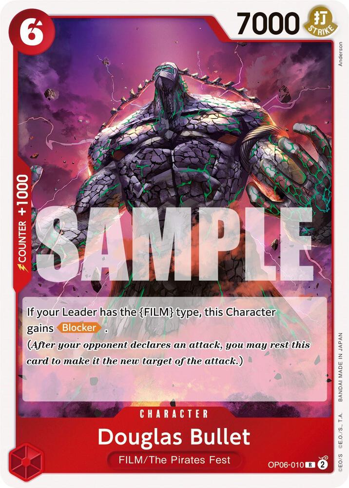 Douglas Bullet card artwork