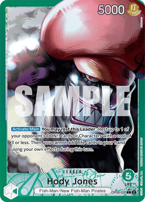 Hody Jones (020) (Alternate Art) card artwork