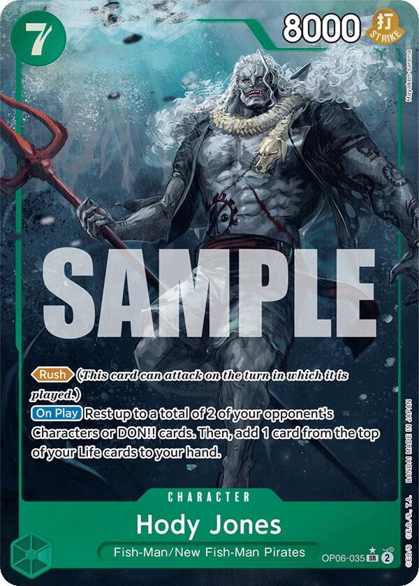 Hody Jones (035) (Alternate Art) card artwork