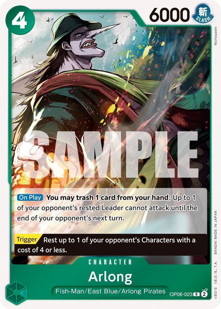 Arlong card artwork