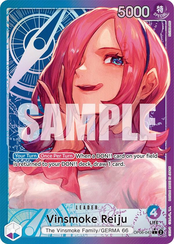 Vinsmoke Reiju (042) (Alternate Art) card artwork