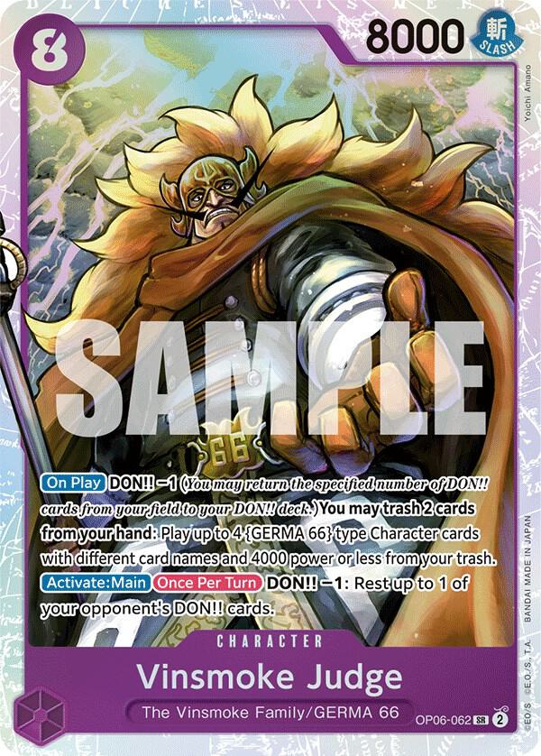 Vinsmoke Judge card artwork
