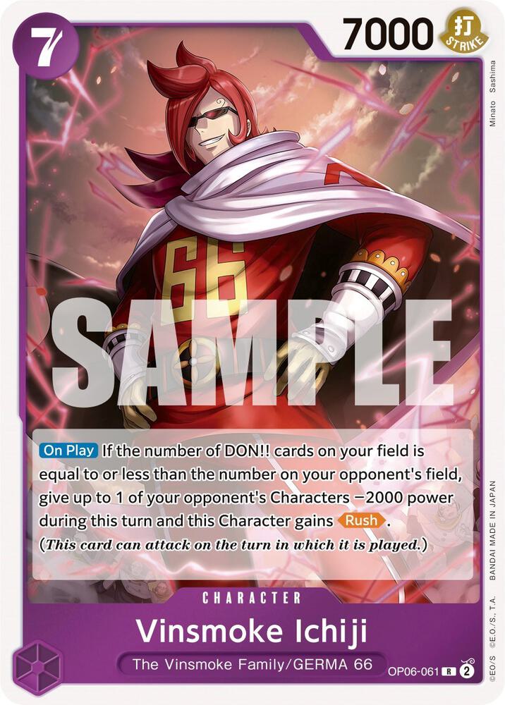 Vinsmoke Ichiji (061) card artwork