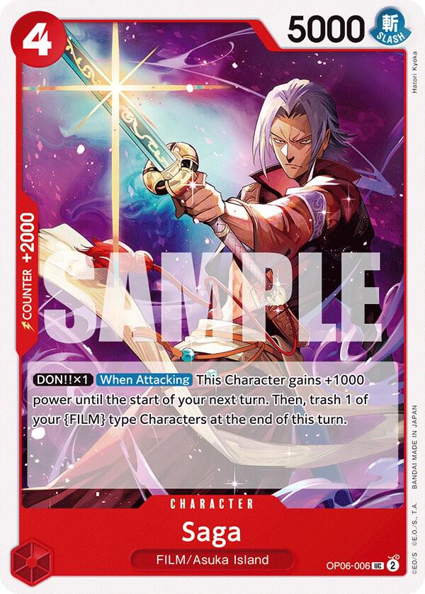 Saga card artwork