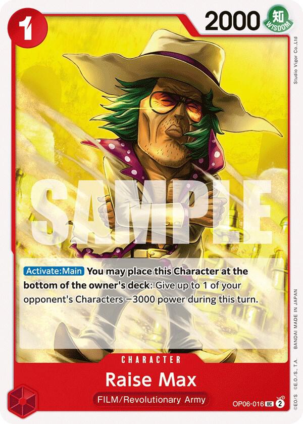 Raise Max card artwork