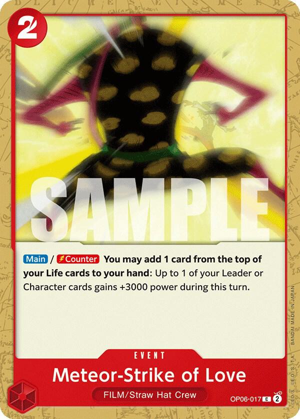 Meteor-Strike of Love card artwork