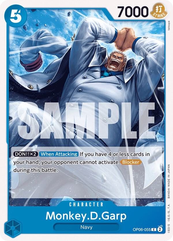 Monkey.D.Garp card artwork
