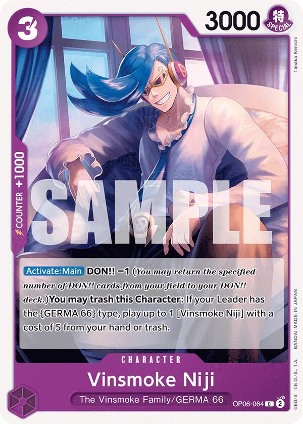 Vinsmoke Niji (064) card artwork