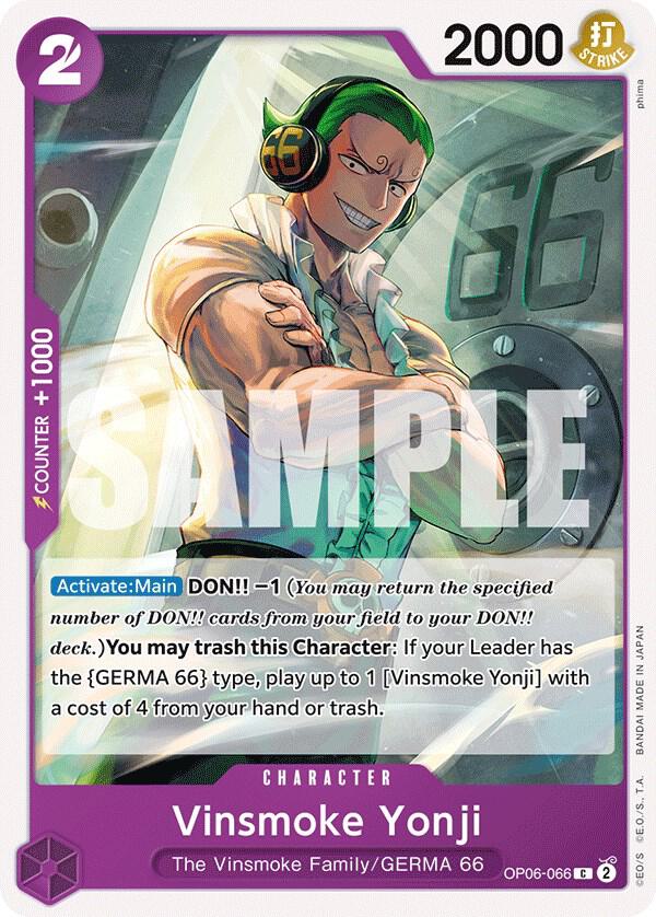 Vinsmoke Yonji (066) card artwork