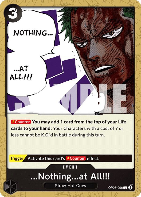 ...Nothing...at All!!! card artwork