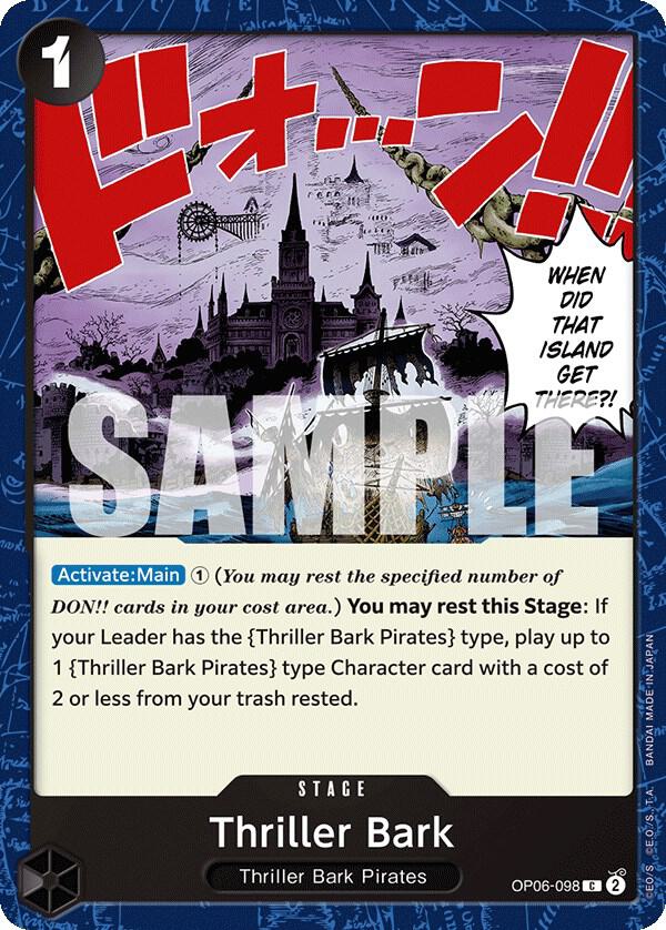 Thriller Bark card artwork