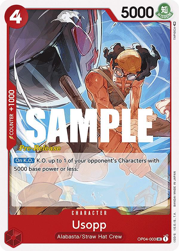 Usopp card artwork