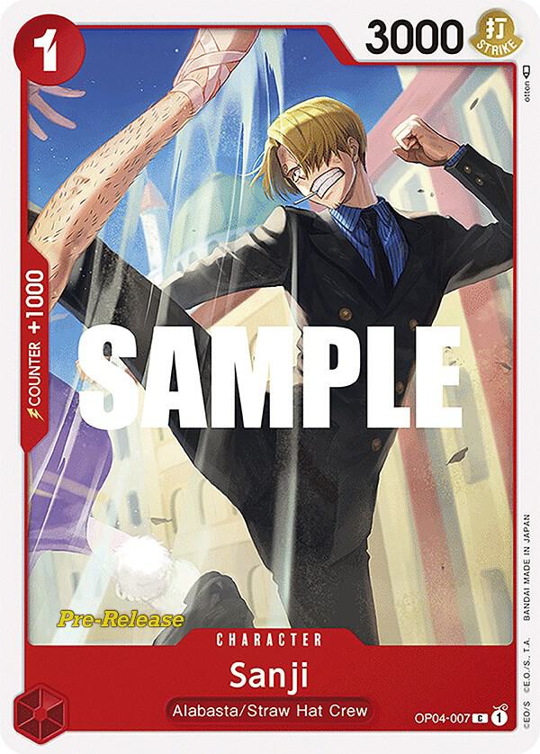 Sanji (007) card artwork