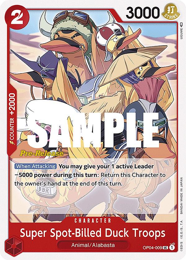 Super Spot-Billed Duck Troops card artwork