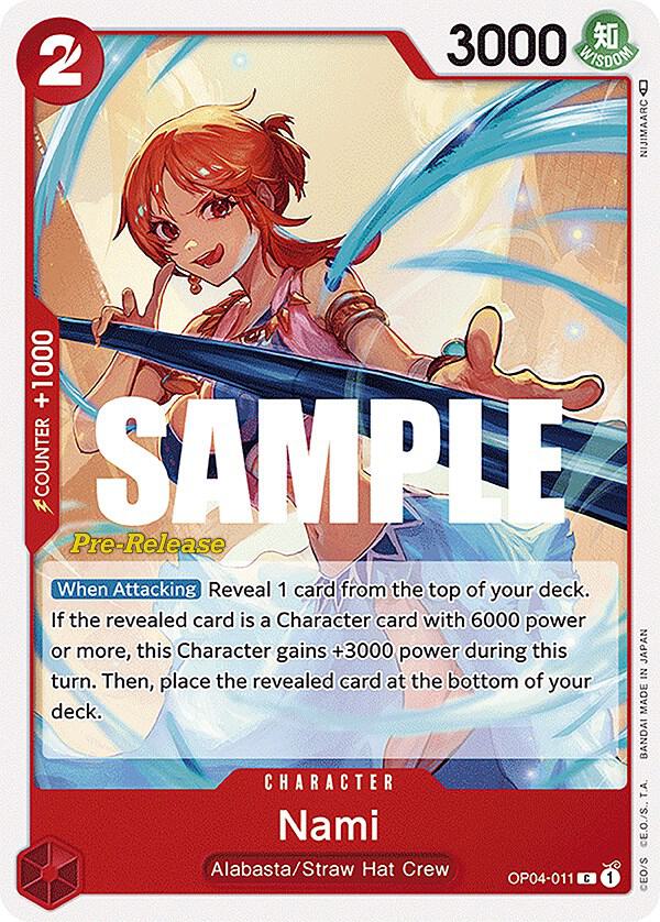 Nami card artwork