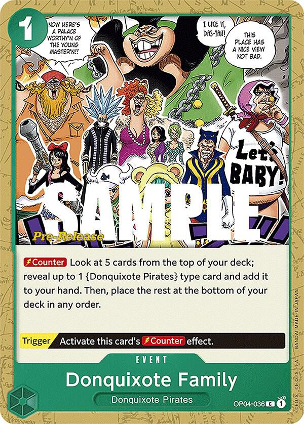 Donquixote Family card artwork