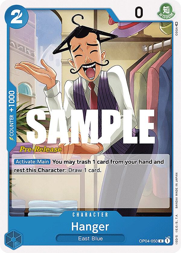 Hanger card artwork