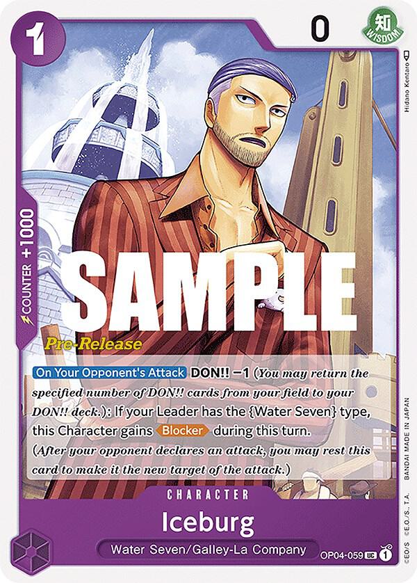 Iceburg card artwork